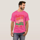 メキシコのファジタおもしろい恋人フードプライドグルメファジット Tシャツ (正面フル)