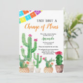 メキシコのフィエスタがベビーシャワーの発表を延期 招待状 (スタンド正面)