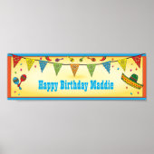 メキシコのフィエスタのポスターのバナー ポスター (正面)