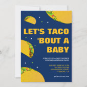 メキシコのフィエスタはタコ'赤ちゃんのシャワーを見よう 招待状 (正面)