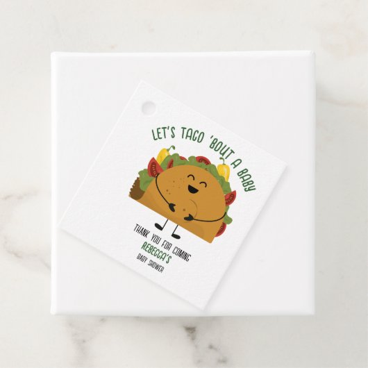 メキシコのフィエスタは、タコ'ベビーの赤ちゃんシャワーを見よう フェイバータグ (インサイチュ)