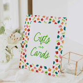 メキシコのフィエスタギフトとカードサイン 台座サイン