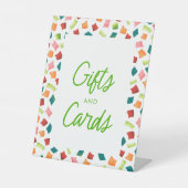 メキシコのフィエスタギフトとカードサイン 台座サイン (正面)