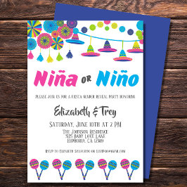メキシコのフィエスタジェンダーがニーニャまたはニーニョを明らかにする 招待状