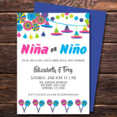 メキシコのフィエスタジェンダーがニーニャまたはニーニョを明らかにする 招待状