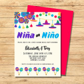 メキシコのフィエスタジェンダーがニーニャまたはニーニョを明らかにする 招待状