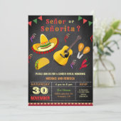 メキシコのフィエスタセノールまたはセノリタジェンダーの暴露 招待状 (スタンド正面)