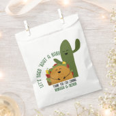 メキシコのフィエスタタコカップル赤ちゃんシャワー フェイバーバッグ (クリップ留めされた状態)