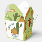 メキシコのフィエスタタコカップル赤ちゃんシャワー フェイバーボックス (オープン)