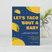 メキシコのフィエスタタコテーマジェンダーのパーティー 招待状 (スタンド正面)