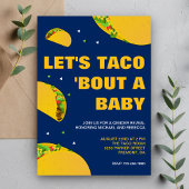 メキシコのフィエスタタコテーマジェンダーのパーティー 招待状