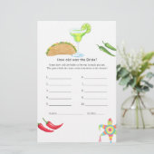 メキシコのフィエスタタコ'ブットラブブライダルシャワーゲーム (スタンド正面)