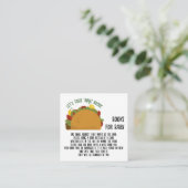 メキシコのフィエスタタコ'ベビーのための本を取る エンクロージャーカード (スタンド正面)