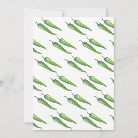 メキシコのフィエスタタコ'ロブカップルのシャワー 招待状 (裏面)