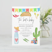 メキシコのフィエスタタコ'赤ちゃんのシャワーを取る 招待状 (スタンド正面)