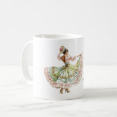 メキシコのフィエスタダンスドレス コーヒーマグカップ (正面左)