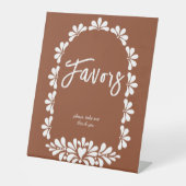 メキシコのフィエスタパーティーテラコッタタラベラの好意 台座サイン (正面)