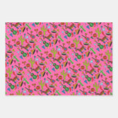 メキシコのフィエスタパーティー画像 ラッピングペーパーシート (正面3)