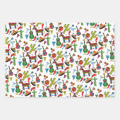 メキシコのフィエスタパーティー画像 ラッピングペーパーシート (正面)