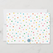 メキシコのフィエスタファースト誕生日写真 招待状 (裏面)