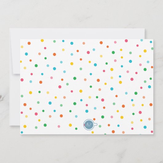 メキシコのフィエスタファースト誕生日写真 招待状 (裏面)