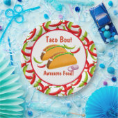 メキシコのフィエスタフードタコ素晴らしフードパーティー ペーパープレート (パーティー)