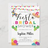 メキシコのフィエスタブライダルシャワーの招待 招待状 (正面)