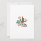 メキシコのフィエスタブライダルシャワー招待 招待状 (裏面)