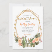 メキシコのフィエスタブライダルシャワー招待 招待状 (正面)