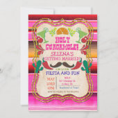 メキシコのフィエスタブライダルシャワー招待 招待状 (正面)