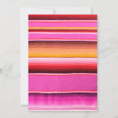 メキシコのフィエスタブライダルシャワー招待 招待状 (裏面)