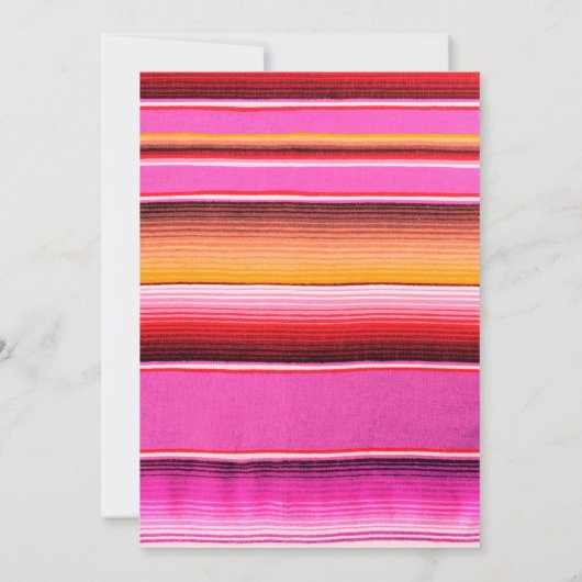 メキシコのフィエスタブライダルシャワー招待 招待状 (裏面)