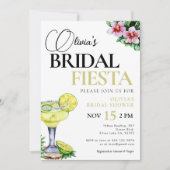 メキシコのフィエスタマルガリタブライダルシャワー招待 招待状 (正面)