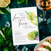 メキシコのフィエスタマルガリータカップルのシャワー 招待状