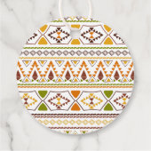 メキシコのフィエスタリトルムチャチョの赤ちゃんシャワー フェイバータグ (裏面)