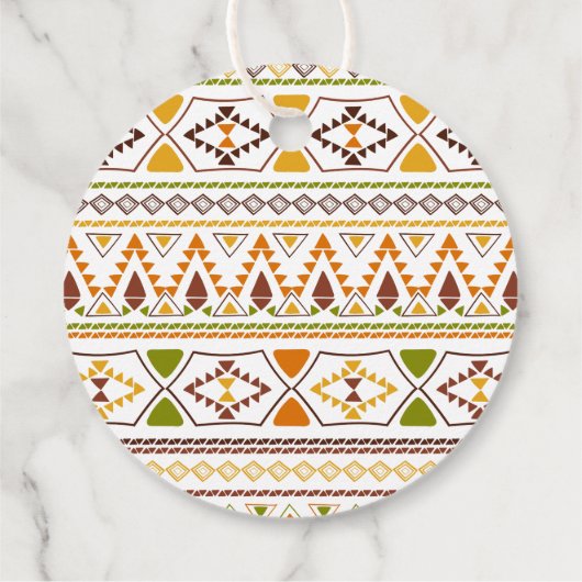 メキシコのフィエスタリトルムチャチョの赤ちゃんシャワー フェイバータグ (裏面)