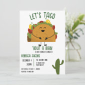 メキシコのフィエスタレッツタコベビーシャワー招待状 招待状 (スタンド正面)