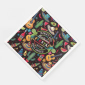 メキシコのフィエスタ任意大事な行事パターンブラックID1114 (コーナー)