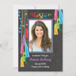 メキシコのフィエスタ卒業写真の招待状 招待状