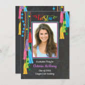 メキシコのフィエスタ卒業写真の招待状 招待状 (正面/裏面)