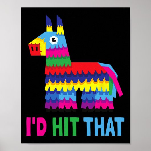 メキシコのフィエスタ私はそのピナタおもしろいパーティーCinにヒット ポスター (正面)