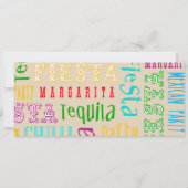 メキシコのフィエスタ結婚チケット 招待状 (裏面)