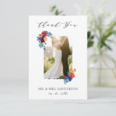 メキシコのフィエスタ結婚写真のサンキューカード セーブザデート (スタンド正面)