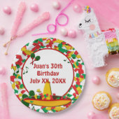 メキシコのフィエスタ誕生日（いつでも）アミゴス  ペーパープレート (パーティー)