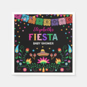 メキシコのフィエスタ赤ちゃんシャワー党の好意 スタンダードカクテルナプキン (正面)