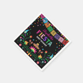 メキシコのフィエスタ赤ちゃんシャワー党の好意 スタンダードカクテルナプキン (角)