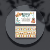 メキシコのフィエスタ赤ちゃんシャワー本リクエスト エンクロージャーカード