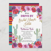 メキシコのフィエスタ·ドライブバイブライダル·シャワーの招待 招待状 (正面/裏面)