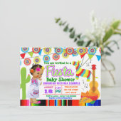 メキシコのフィエスタ ベビーシャワー 招待状 (スタンド正面)