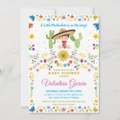 メキシコのフィエスタ、小さなムチャチョ少年の赤ちゃんシャワー 招待状 (正面)